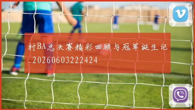 村BA总决赛精彩回顾与冠军诞生记_20260603222424