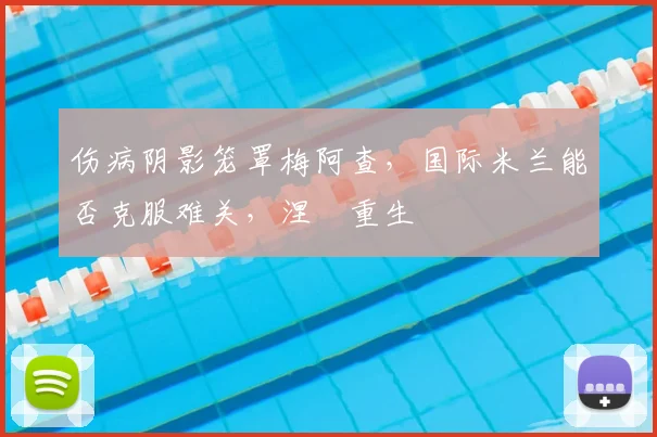 伤病阴影笼罩梅阿查,国际米兰能否克服难关,涅槃重生